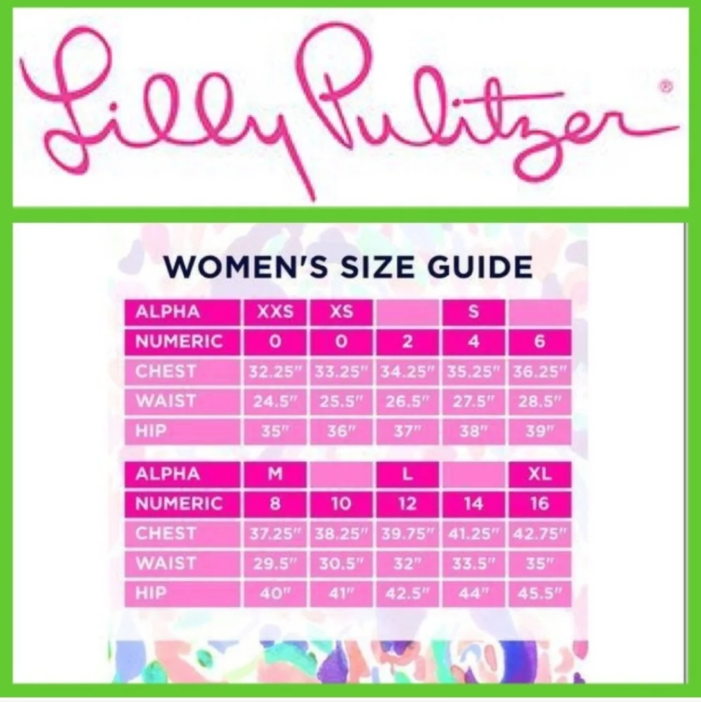 Lilly Pulitzer Kristen Gustavia Green Sunshine City Tank Top - Size XS - Picture 9 of 9